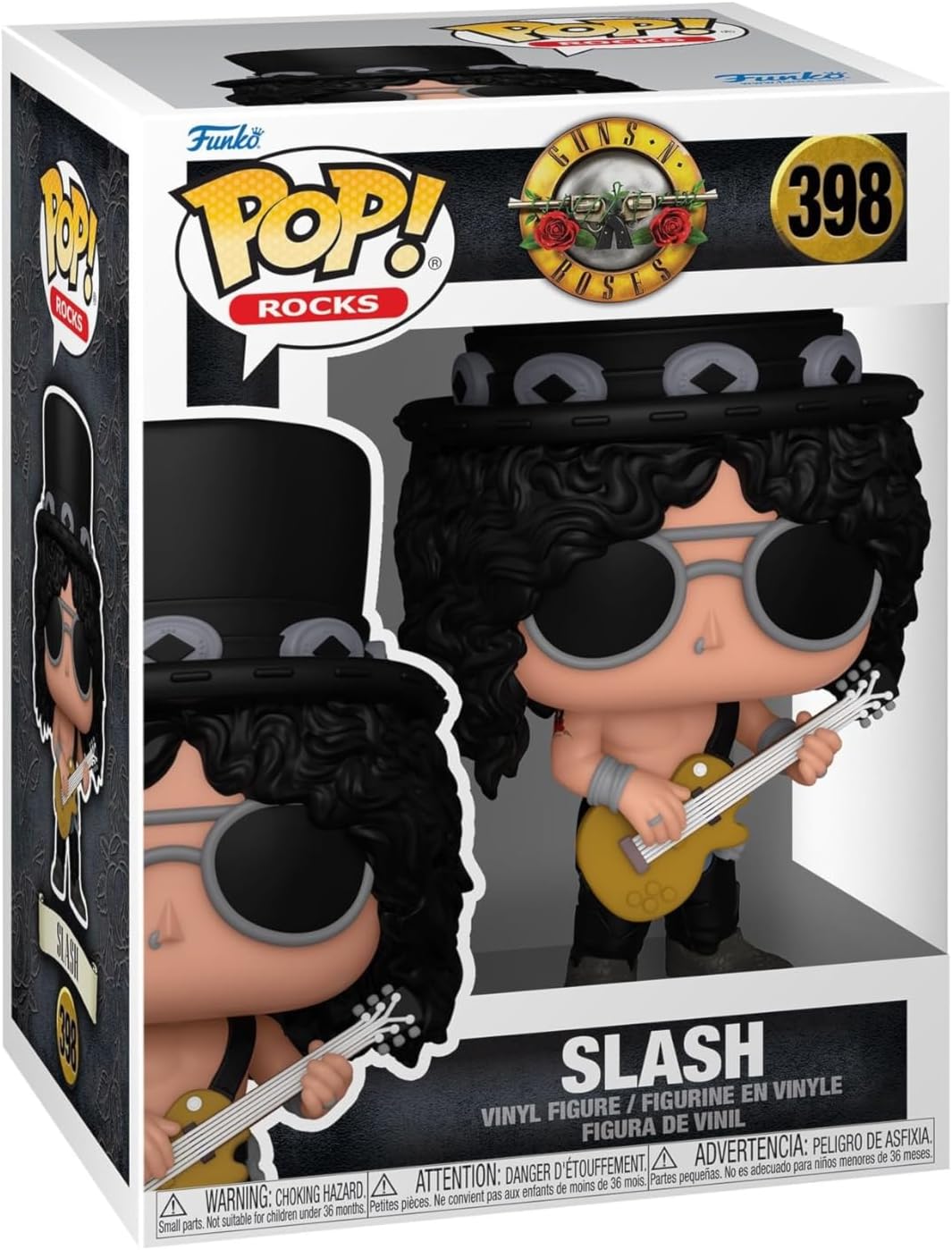 Funko Pop! Rocks: GNR - Slash - (1990's) - Guns N Roses - 398