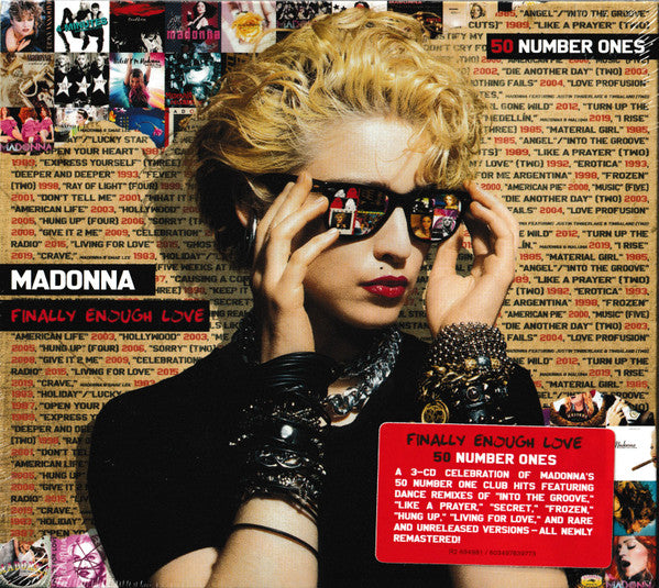 Madonna – Finally Enough Love (50 Number Ones) - CD