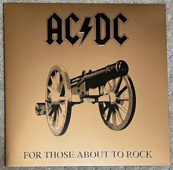 AC/DC – For Those About To Rock 50 Anniversary LP Dorado