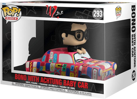 Funko Pop! Ride Super Deluxe: U2-AB Car with Bono 293