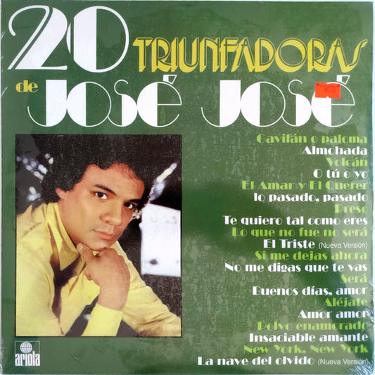 José José – 20 Triunfadoras de José José - LP