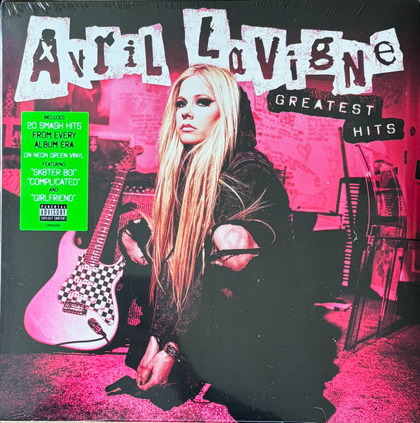 Avril Lavigne – Greatest Hits - LP Verde Neon