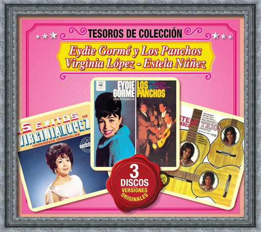 Eydie Gorme y Los Panchos/Virginia Lopez/Estela Nuñez - Tesoros de Coleccion - CD