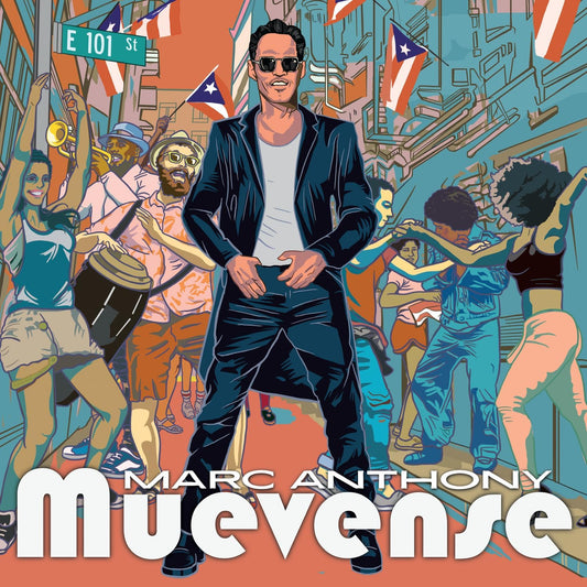 Marc Anthony – Muevense- Signed Cover - LP