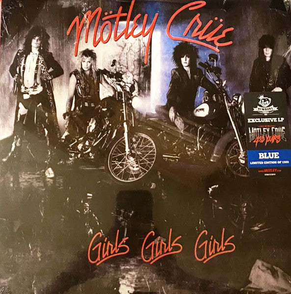 Mötley Crüe – Girls, Girls, Girls - LP Azul