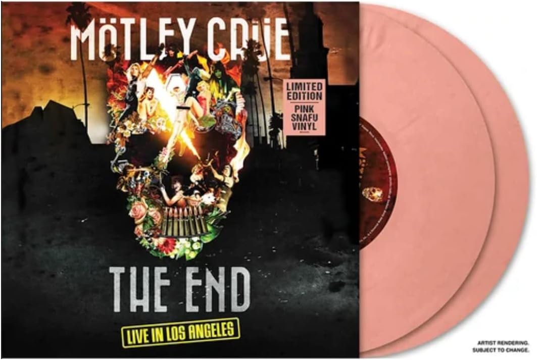 Mötley Crüe – The End - Live In Los Angeles - LP Rosa