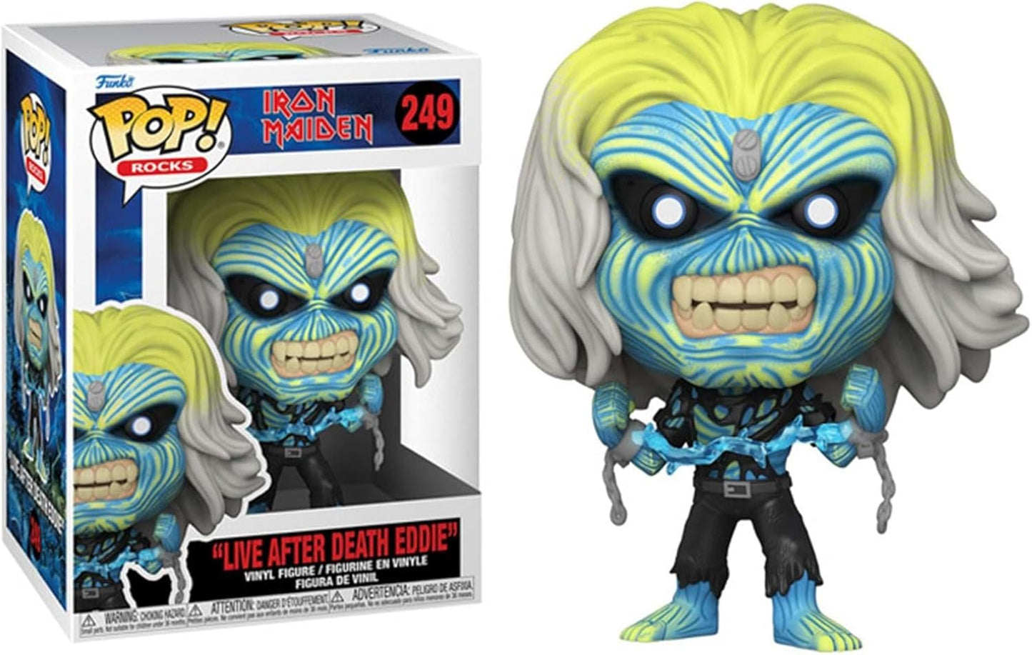 Funko Pop! Rocks: Iron Maiden - Skeleton Eddie - Live After Death - 249