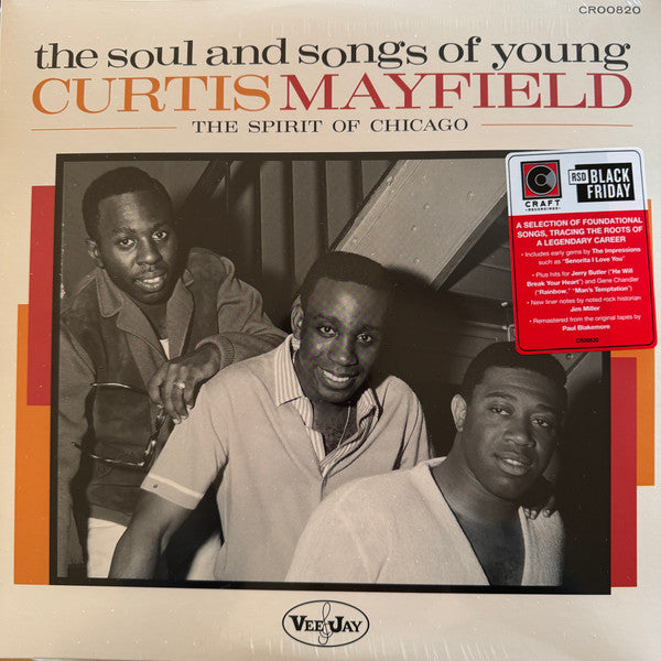 Various – The Soul And Songs Of Young Curtis Mayfield: The Spirit Of Chicago RSD 2024 Black Friday - LP