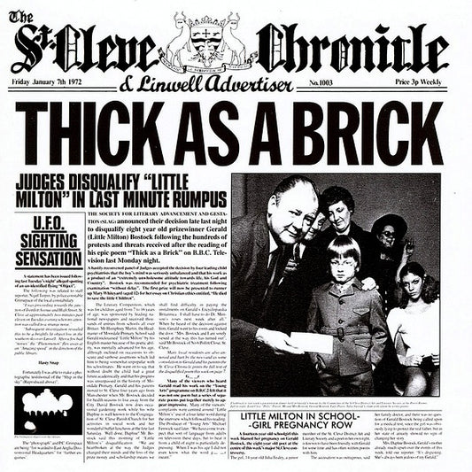 Jethro Tull – Thick As A Brick (The 2012 Steven Wilson Stereo Remix) - CD