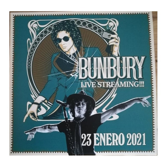 Bunbury - Live Streaming 23 Enero 2021 - Lp Triple colores