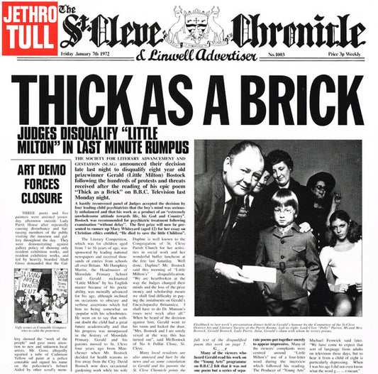 Jethro Tull – Thick As A Brick - LP