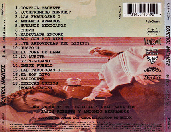 Control Machete – Mucho Barato... - CD