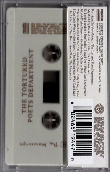 Taylor Swift - The Tortured Poets Department - Cassette