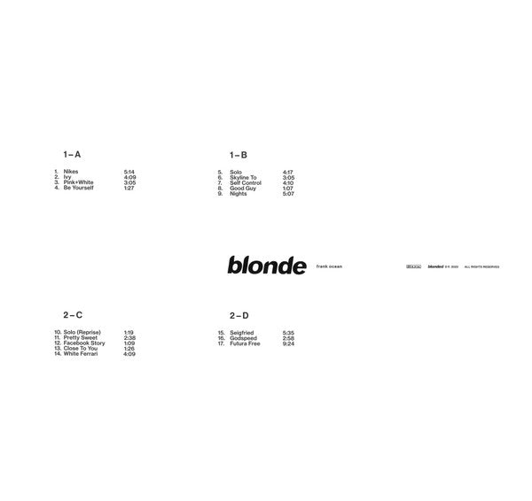 Frank Ocean – Blonde - LP