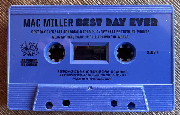 Mac Miller – Best Day Ever - Cassette Morado