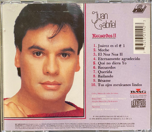 Juan Gabriel – Recuerdos II - CD