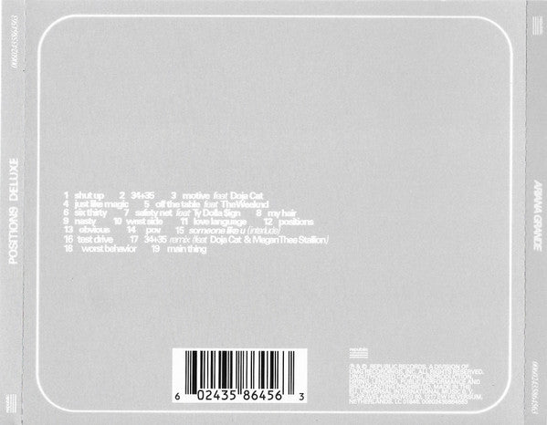 Ariana Grande – Positions - CD