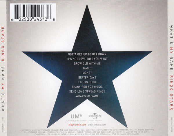 Ringo Starr - Whats My Name - CD