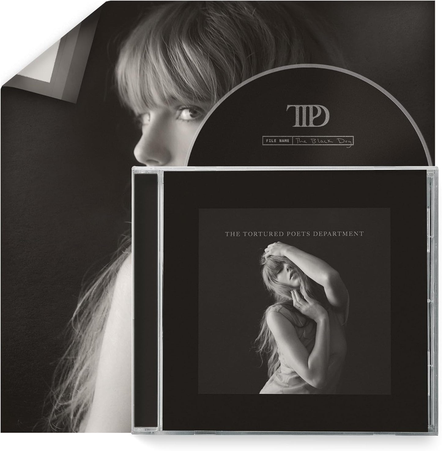 Taylor Swift - The Tortured Poets Department + Bonus Track “The Black Dog” - CD+Poster