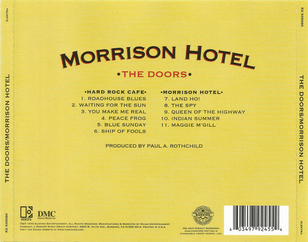 The Doors – Morrison Hotel - CD