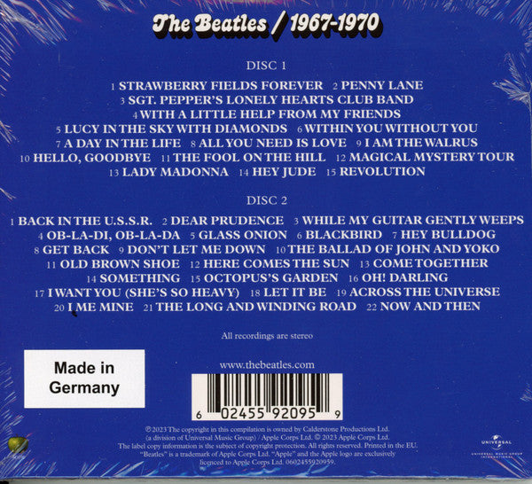 The Beatles – 1967-1970 - CD