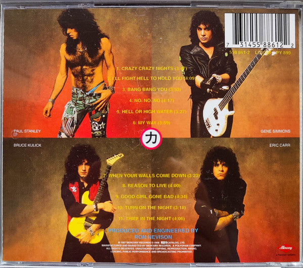 Kiss – Crazy Nights - CD