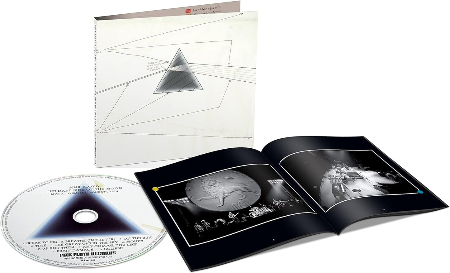 Pink Floyd - The Dark Side Of The Moon - Live At Wembley 1974 CD