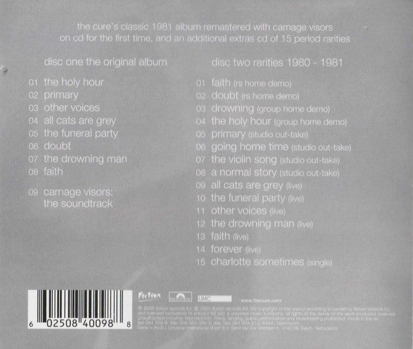 The Cure – Faith - CD