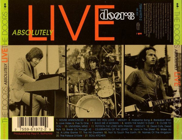 The Doors – Absolutely Live - CD