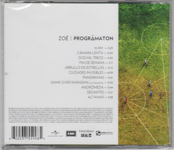 Zoé  – Prográmaton - CD