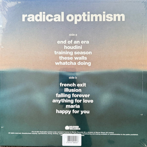 Dua Lipa – Radical Optimism - LP Rojo