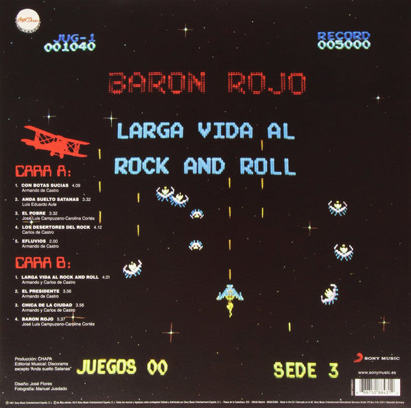 Baron Rojo - Larga vida Al Rock And Roll - LP