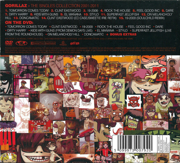 Gorillaz – The Singles Collection 2001-2011 - CD+DVD