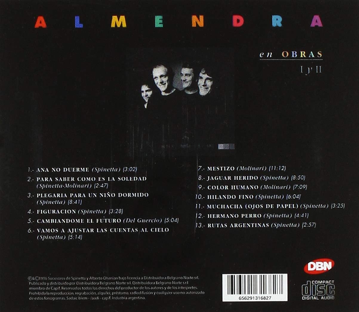 Almendra – Almendra En Obras 1y2 CD