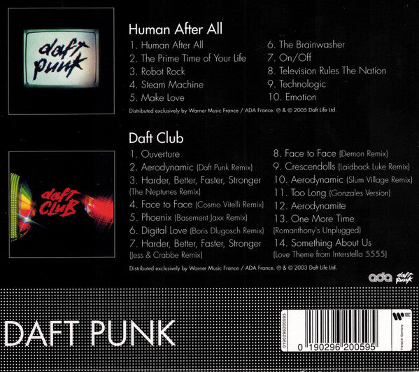 Daft Punk – Human After All / Daft Club - CD