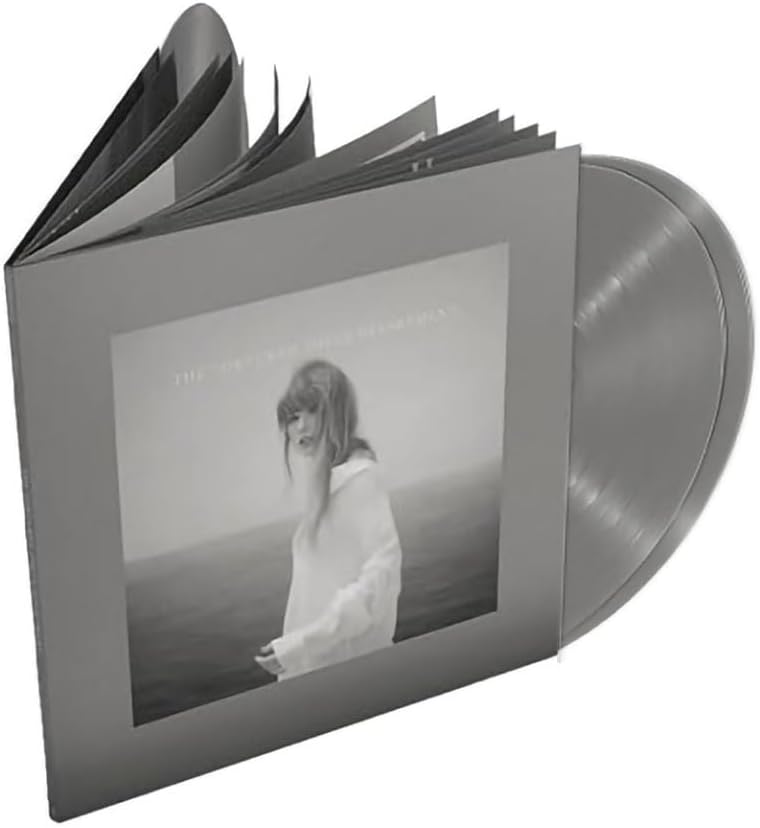 Taylor Swift The Tortured Poets Department Exclusive Grey Smoke Vinyl 2xLP + 24 Page Booklet Bonus track "The Albatross - LP