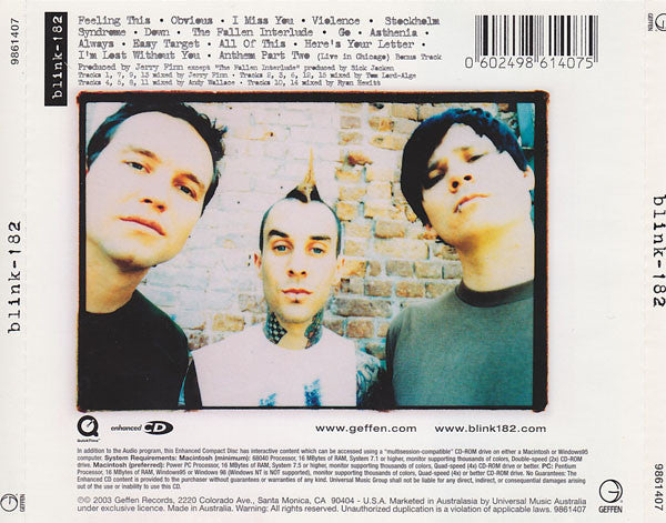 Blink-182 – Blink-182 - CD