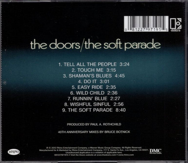 The Doors – The Soft Parade - CD