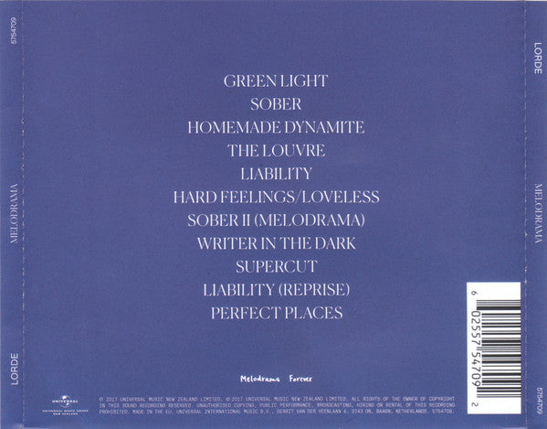 Lorde – Melodrama - CD