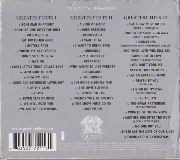 Queen – Greatest Hits I II & III (The Platinum Collection) - CD