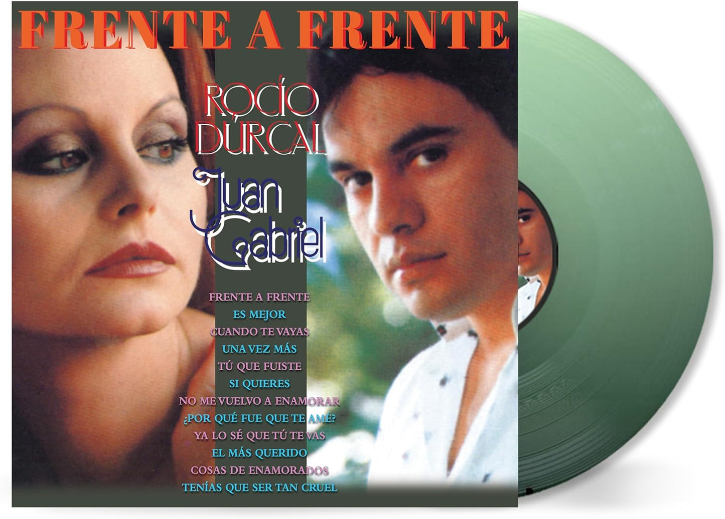 Rocío Dúrcal & Juan Gabriel – Frente A Frente - LP Verde