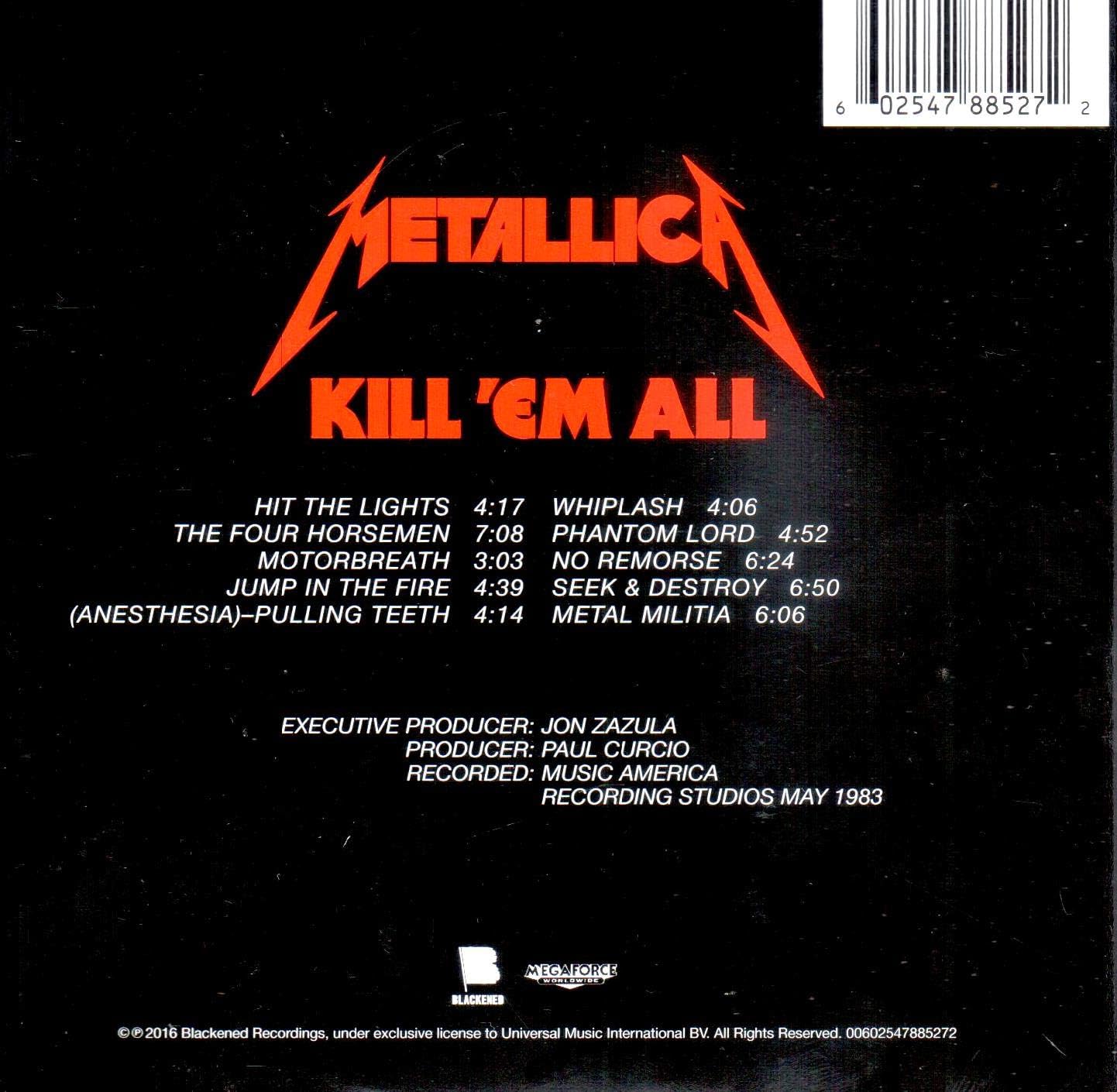 Metalica - Kill Em All CD