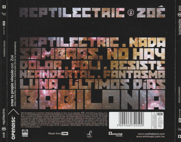 Zoé – Reptilectric - CD