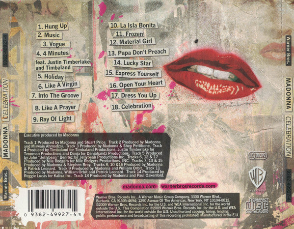 Madonna – Celebration - CD
