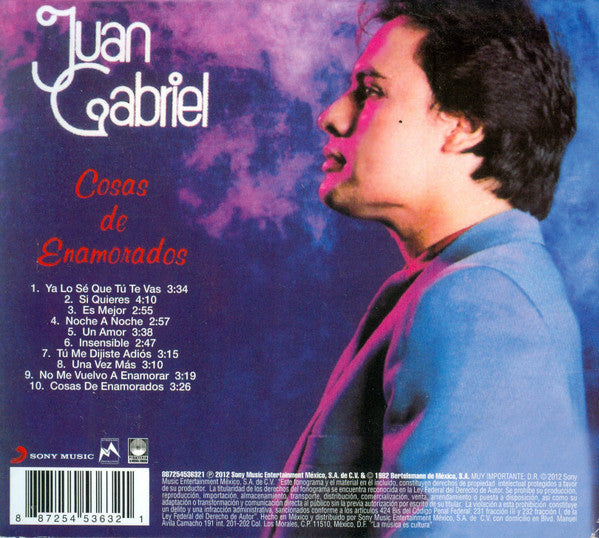 Juan Gabriel – Cosas De Enamorados - CD