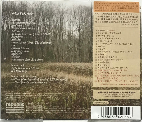 Taylor Swift – Evermore Japones - CD
