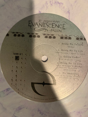 Evanescence – Fallen - LP Blanco/Morado