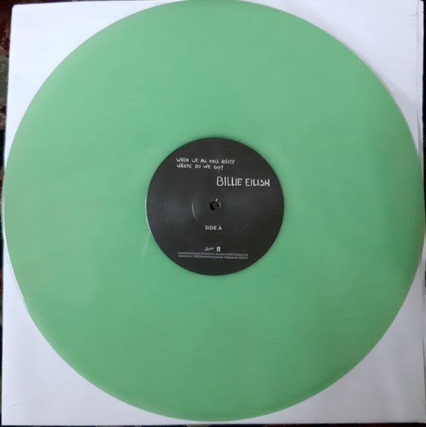 Billie Eilish – When We All Fall Asleep, Where Do We Go? Verde Brilla Obscuridad - LP