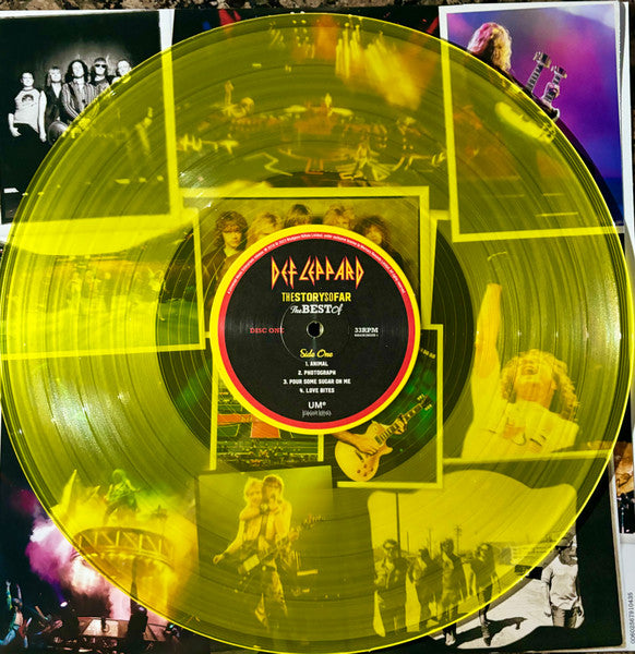 Def Leppard – The Story So Far: The Best Of - LP Amarillo/Naranja