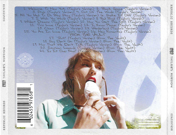 Taylor Swift - 1989 Taylor Version Aquamarine Green Edition CD